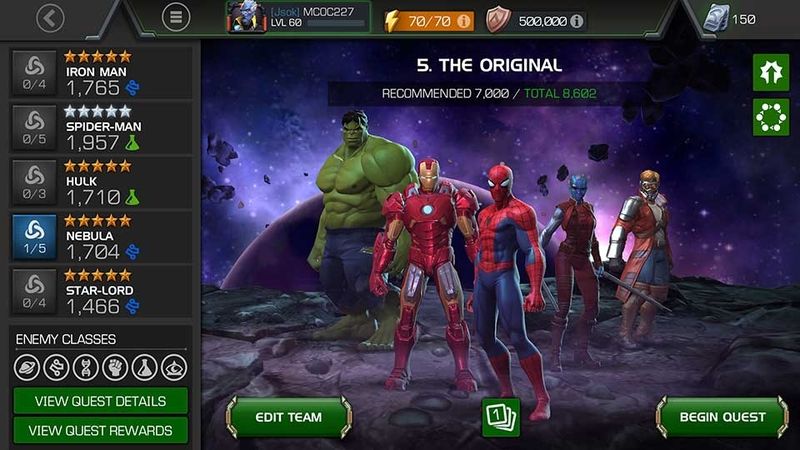 Cách kiếm Đơn Vị và Pha Lê miễn phí trong Marvel COC