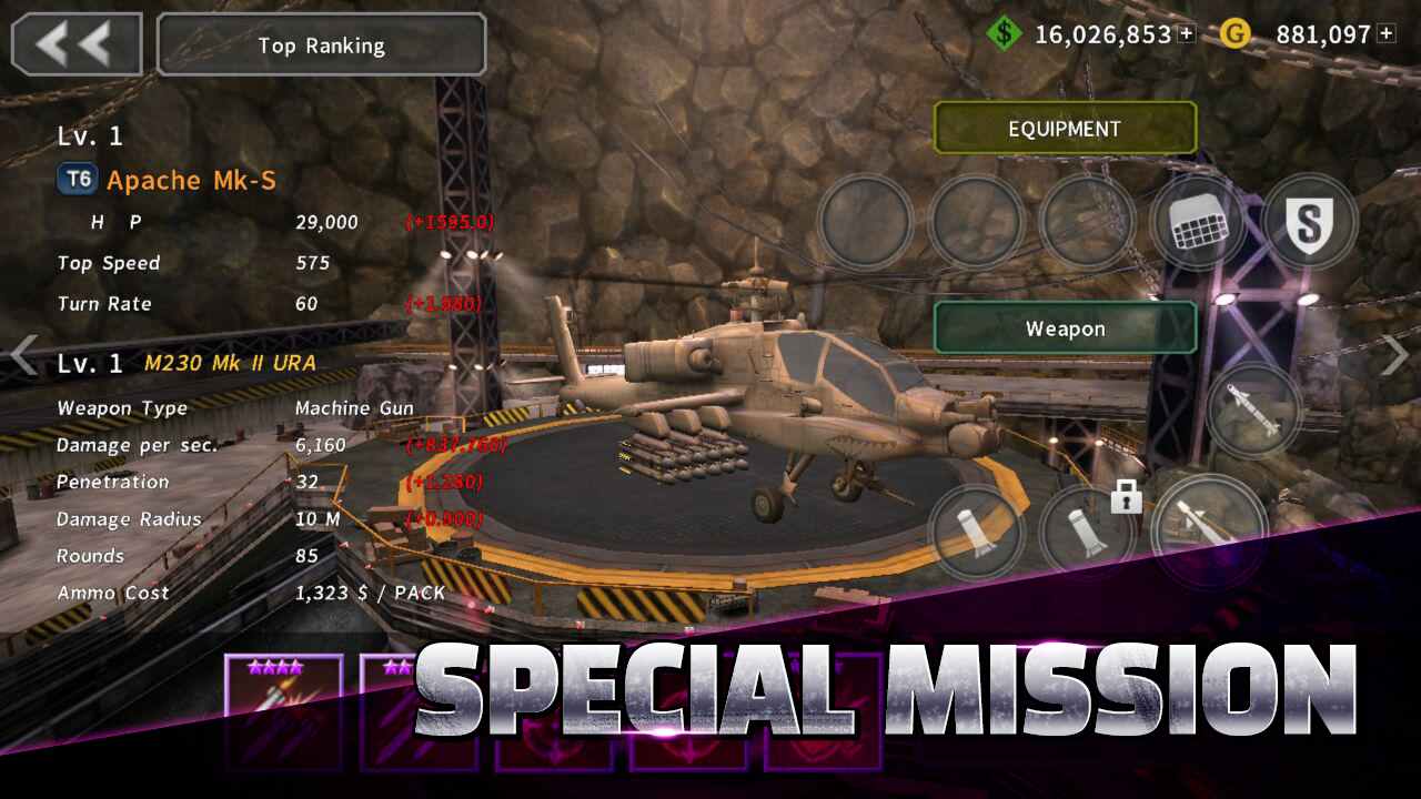 Cách kiếm Vàng và Xu nhanh trong Gunship Battle