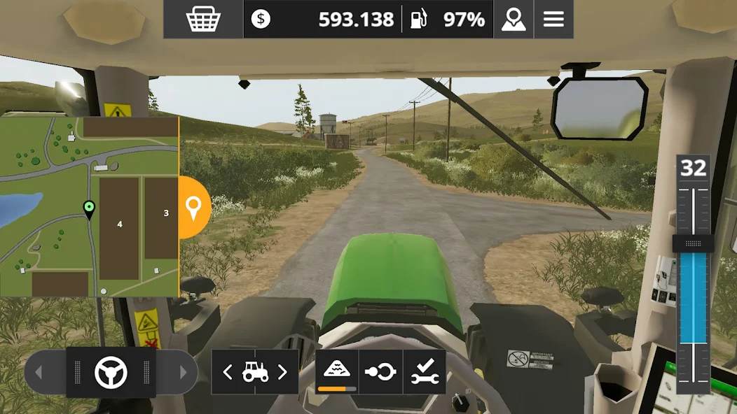 Cách kiếm tiền nhanh trong Farming Simulator 20