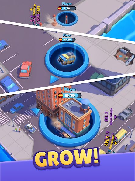 Mẹo thắng chế độ Battle Royale trong Hole.io