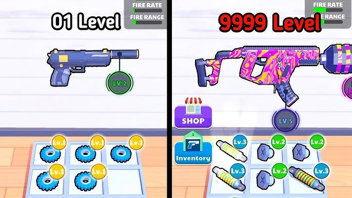 Mở khóa và nâng cấp anh hùng Weapon Master 3D
