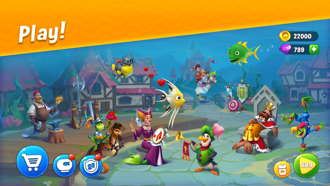 Sự thật về minigame cứu cá trong quảng cáo Fishdom