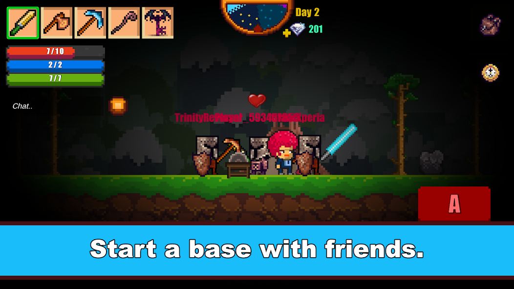 cách kiếm Kim Cương Pixel Survival Game 2 miễn phí