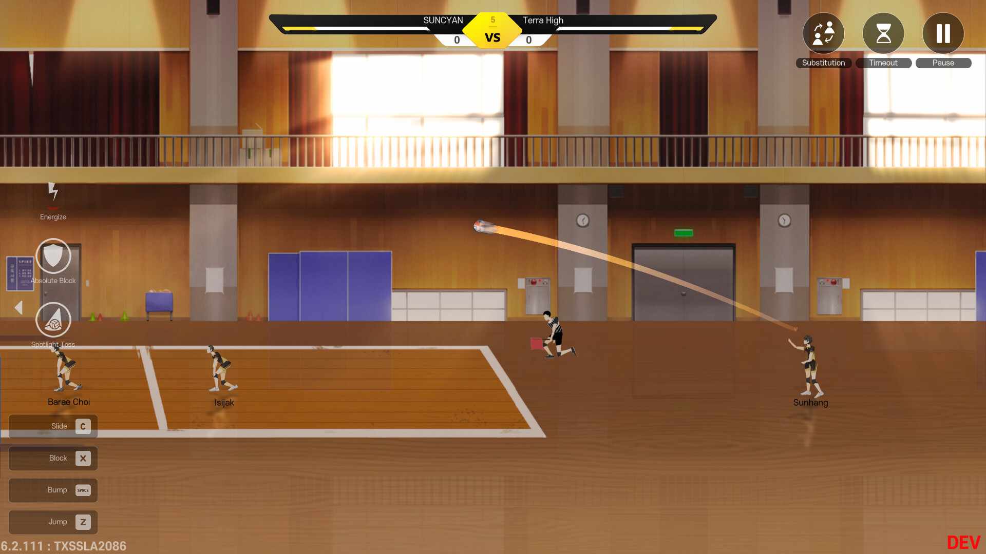 cốt truyện The Spike Cross Story Mode của Siwoo