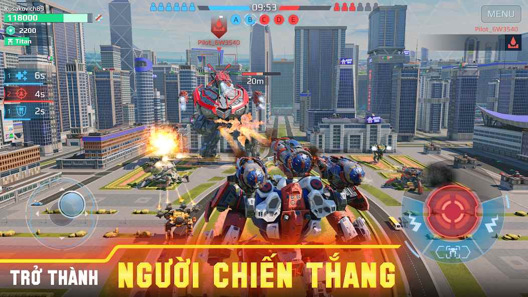 Cách chơi War Robots trên PC