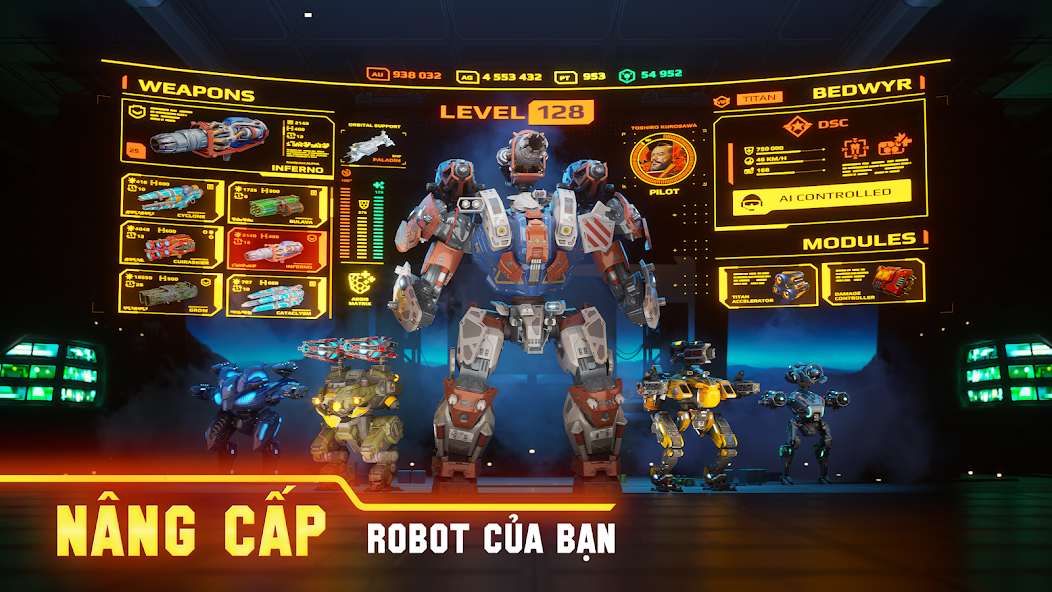 Combo vũ khí War Robots
