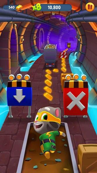 Mẹo chơi Talking Tom Gold Run ghi điểm cao